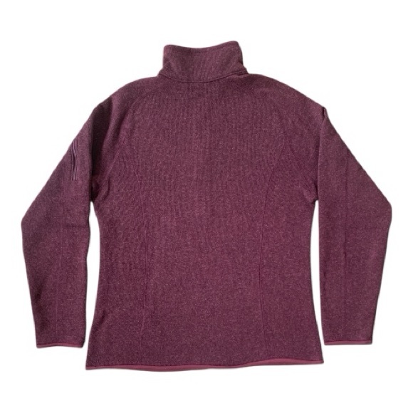Patagonia Women’s Better Sweater 1/4 Zip Fleece Jacket Plum Purple Size L - Picture 6 of 8